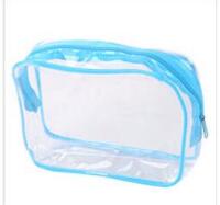 eTya Travel PVC Cosmetic Bags Women Transparent Clear Zipper Makeup Bags Organizer Bath Wash Make Up Tote Handbags Case