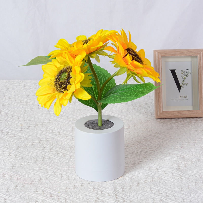 Rechargeable Sunflower Night Light